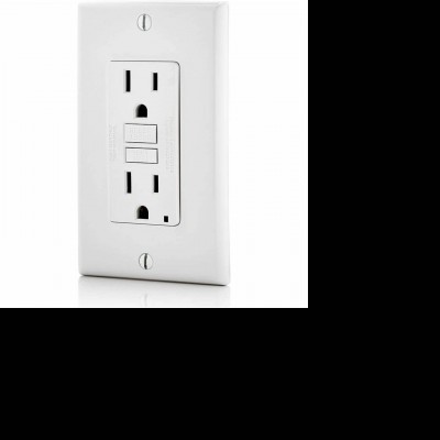 15a 125v Wr/tr Household Outdoor Socket Gfci Receptacle Wall Outlet